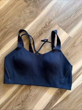 Women's Navy Blue Padded Strappy Bralette
